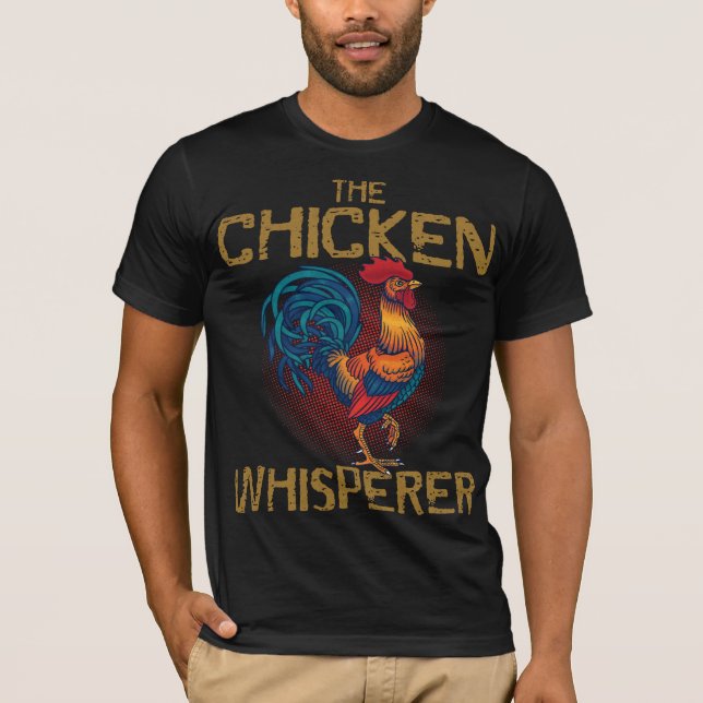 Camiseta Granjero del Whisperer del pollo (Anverso)