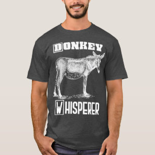 Camiseta Granjero Donkey Whisperer Animal Donkey