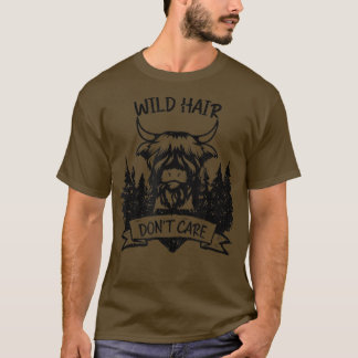Camiseta Granjero escocés de pelo salvaje no se preocupa al