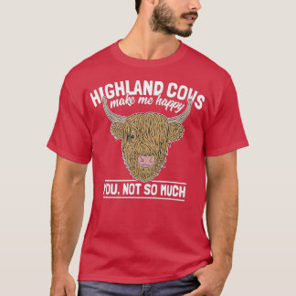 Camiseta Granjero escocés de vacas altolianas diciendo gana