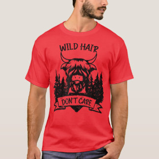 Camiseta Granjero escocés no se preocupa por el pelo salvaj