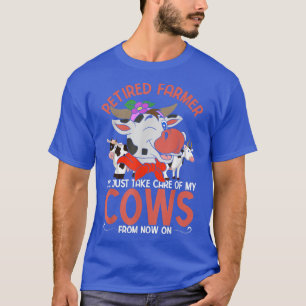 Camiseta Granjero jubilado, gracioso animal que cuidará