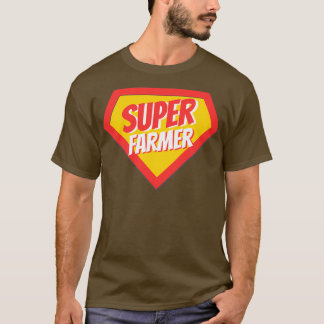 Camiseta Granjero Regalos Supergranjero