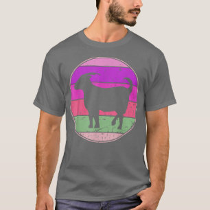 Camiseta Granjero Retro Goat Vintage Ganadero Granjero