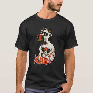 Camiseta Granjero Vaquero Rockabilly con Gafas de Sol