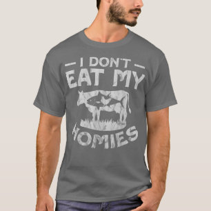 Camiseta Granjero vegetariano, no me como a mi casa gracios