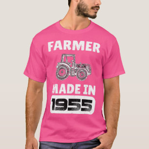 Camiseta Granjero Vintage Nacido En 1955 Padres De 68 Años 