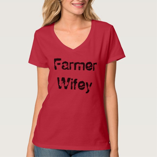 Camiseta Granjero Wifey (Anverso)