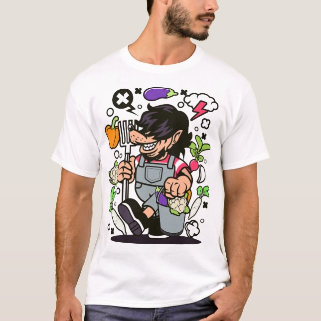 Camiseta Granjero Wolf (Anverso)