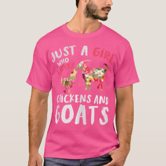 Camiseta Granjeros de animales: Mujeres Chicas que aman las