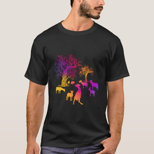 Camiseta Granjeros de cabra de cabra de cabra de cabra (Anverso)
