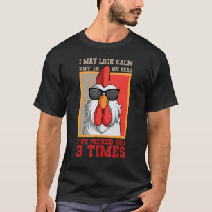 Camiseta Granjeros de pollos gallos granja aves de corral