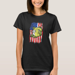 Camiseta Granjeros del Cauliflower, bandera estadounidense,