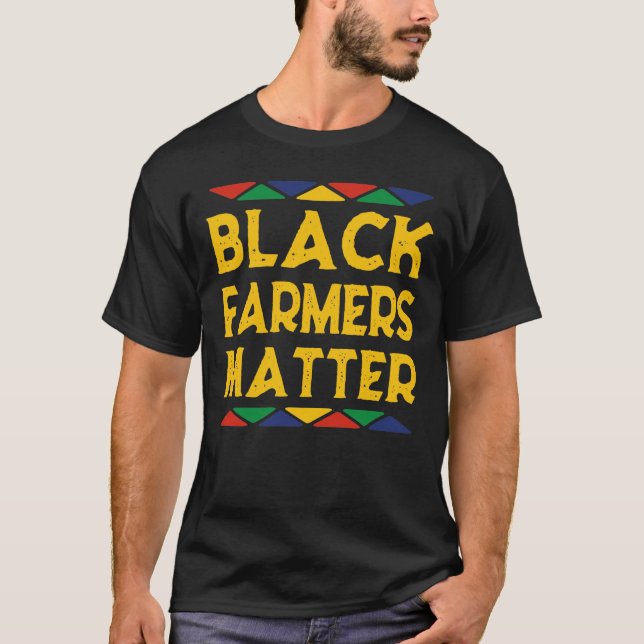 Camiseta Granjeros negros importan regalos (Anverso)