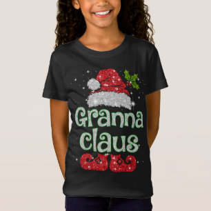 Camiseta Granna Claus Santa Funny Navidades Pajama Mateo