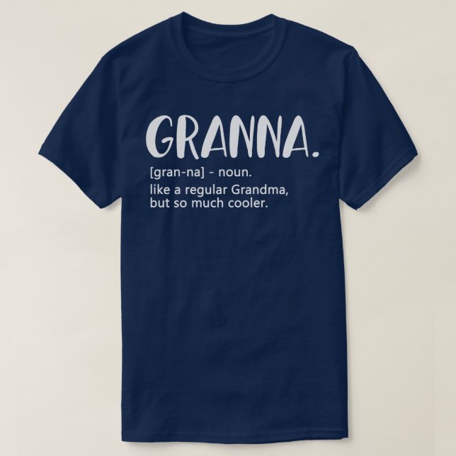 Camiseta Granna como una abuela normal pero las madres más  (Diseño del anverso)