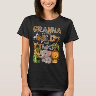Camiseta Granna De La Selva Salvaje Y Dos Nacimientos De La