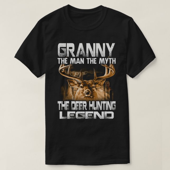 Camiseta GRANNNY El Hombre El Mito La Leyenda De La Caza De (Diseño del anverso)