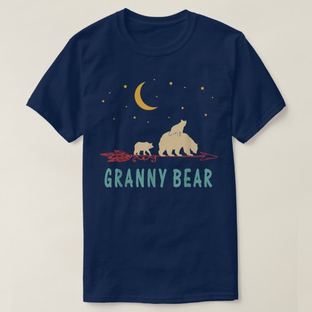 Camiseta Granny Bear with 2 Cubs Shirt Twice Blessed Granny (Diseño del anverso)