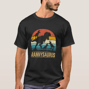 Camiseta Granny Dinosaur T Rex Grannysaurus 3 niños Funny M
