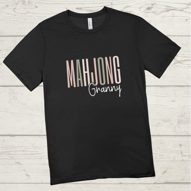 Camiseta Granny Mahjong | Funny mahjong (Subido por el creador)