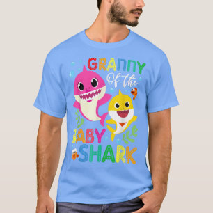 Camiseta Granny Of The Birthday Shark Celebrate Together
