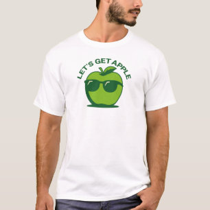 Camiseta Granny Smith - Manzana divertida