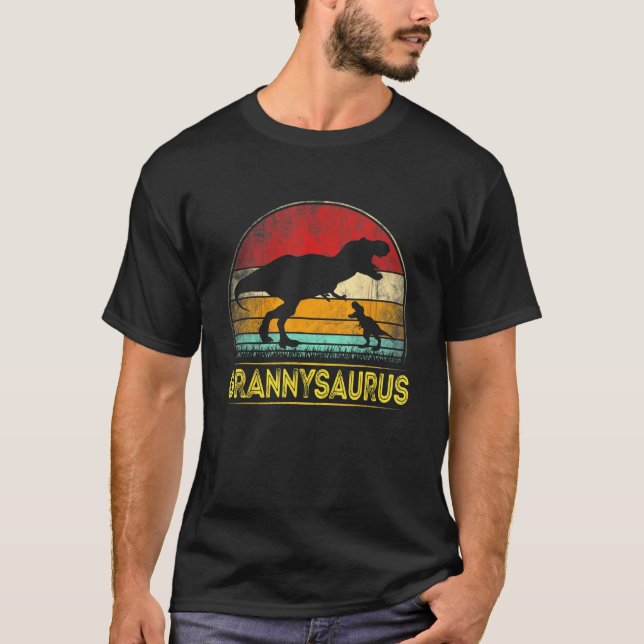 Camiseta Grannysaurus T Rex Dinosaur Granny Saurus Family M (Anverso)
