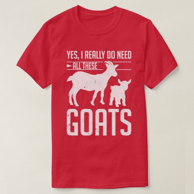 Camiseta Grano de cabra divertida (Diseño del anverso)