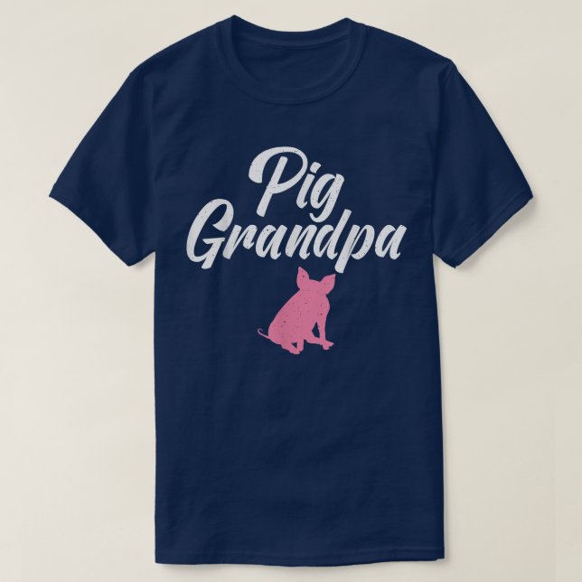 Camiseta Grano de cerdo de criadero de cerdo de abuelo (Diseño del anverso)