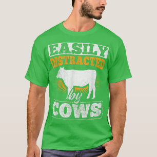 Camiseta Grano De Ganadería Fácilmente Distraído Por C