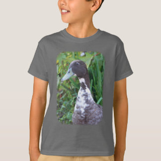 Camiseta Grano de ganso de grisáceo