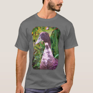 Camiseta Grano de ganso de grisáceo