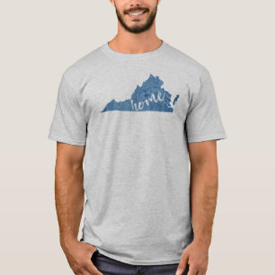 Camiseta Grano de madera de la casa de Virginia