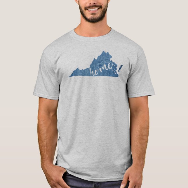 Camiseta Grano de madera de la casa de Virginia (Anverso)