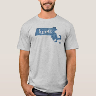 Camiseta Grano de Madera de Massachusetts