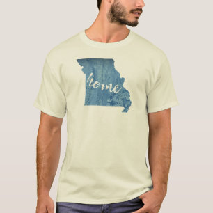 Camiseta Grano de Madera de Missouri