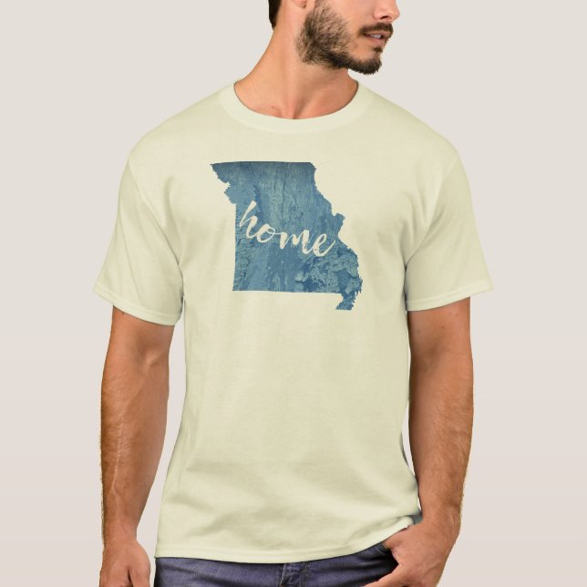Camiseta Grano de Madera de Missouri (Anverso)