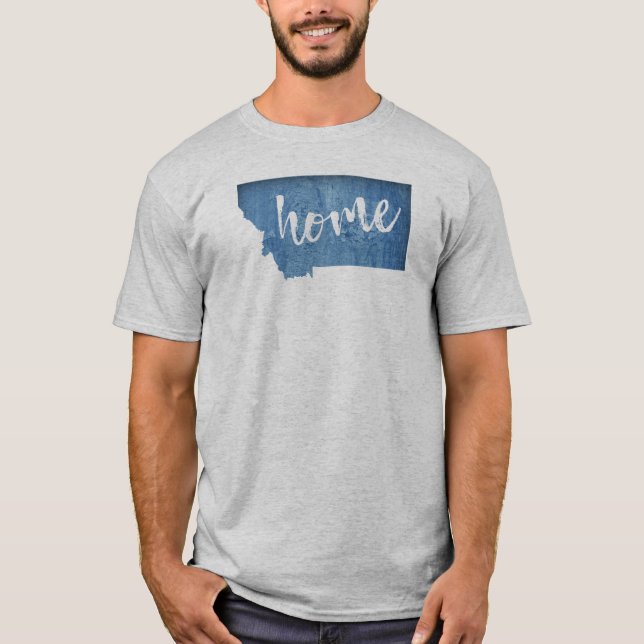 Camiseta Grano de Madera de Montana (Anverso)