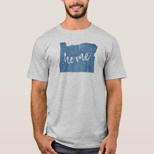 Camiseta Grano de madera de Oregon