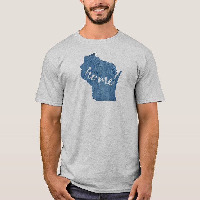 Camiseta Grano de madera de Wisconsin (Anverso)