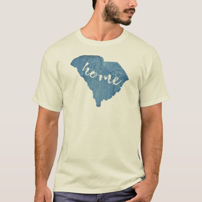 Camiseta Grano de madera para el hogar de Carolina del Sur (Anverso)