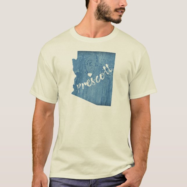 Camiseta Grano de madera Prescott Arizona (Anverso)
