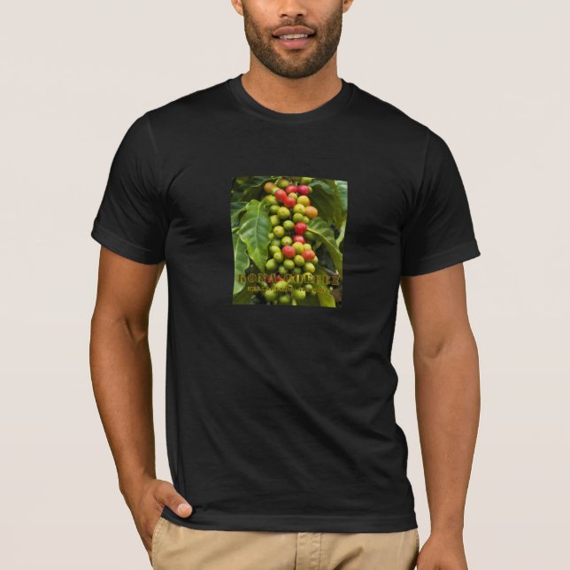 Camiseta Granos de café de Kona (Anverso)