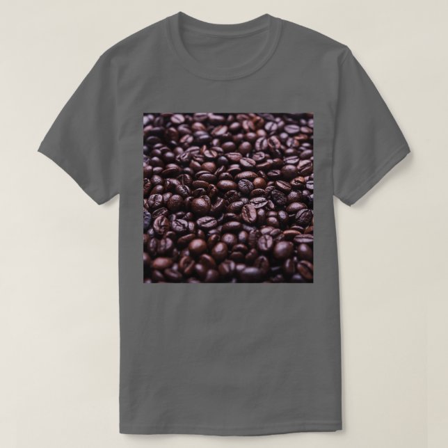 Camiseta Granos de café mascarilla café bistró nueces te da (Diseño del anverso)