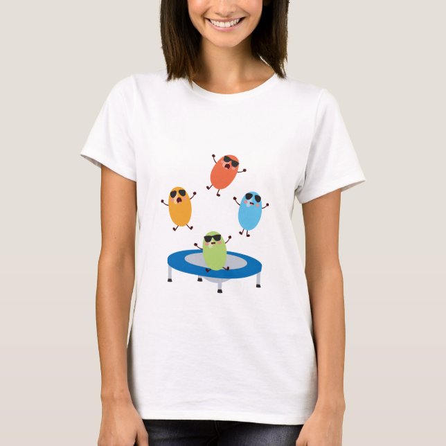 Camiseta Granos de caña de jugo con gafas de sol (Anverso)