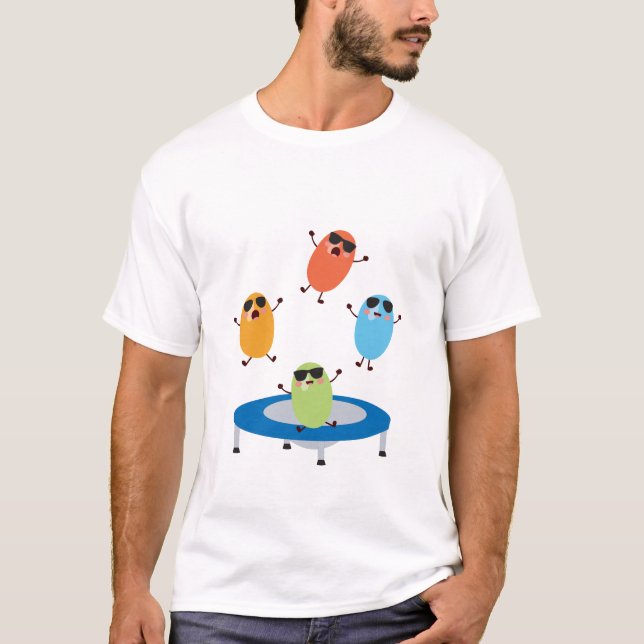 Camiseta Granos de caña de jugo con gafas de sol (Anverso)