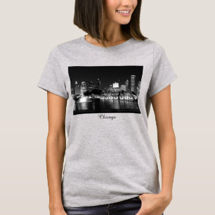 Camiseta Grant Park Chicago Grayscale T-Shirt