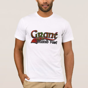 Camiseta Grant Tartan Stand Fast Gray