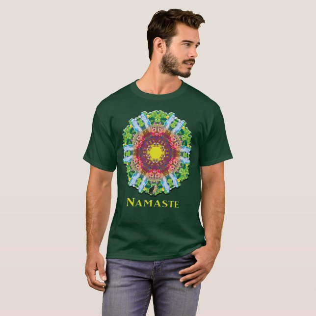 Camiseta Granular Namaste Caleidoscopio (Anverso completo)